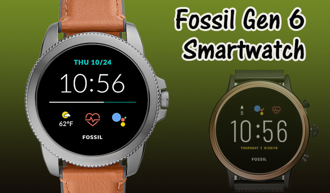 Fossil Gen 6 smartwatches