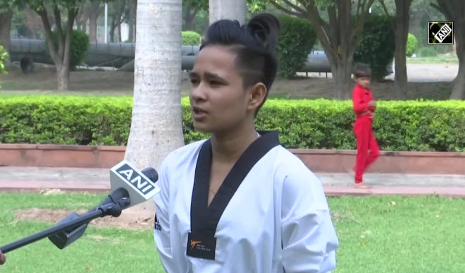 Taekwondo player Aruna