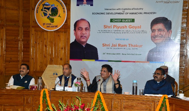 केन्द्रीय मंत्री ने हिमाचल को निवेश के लिए उत्कृष्ट केन्द्र विकसित करने पर राज्य सरकार के प्रयासों को सराहा