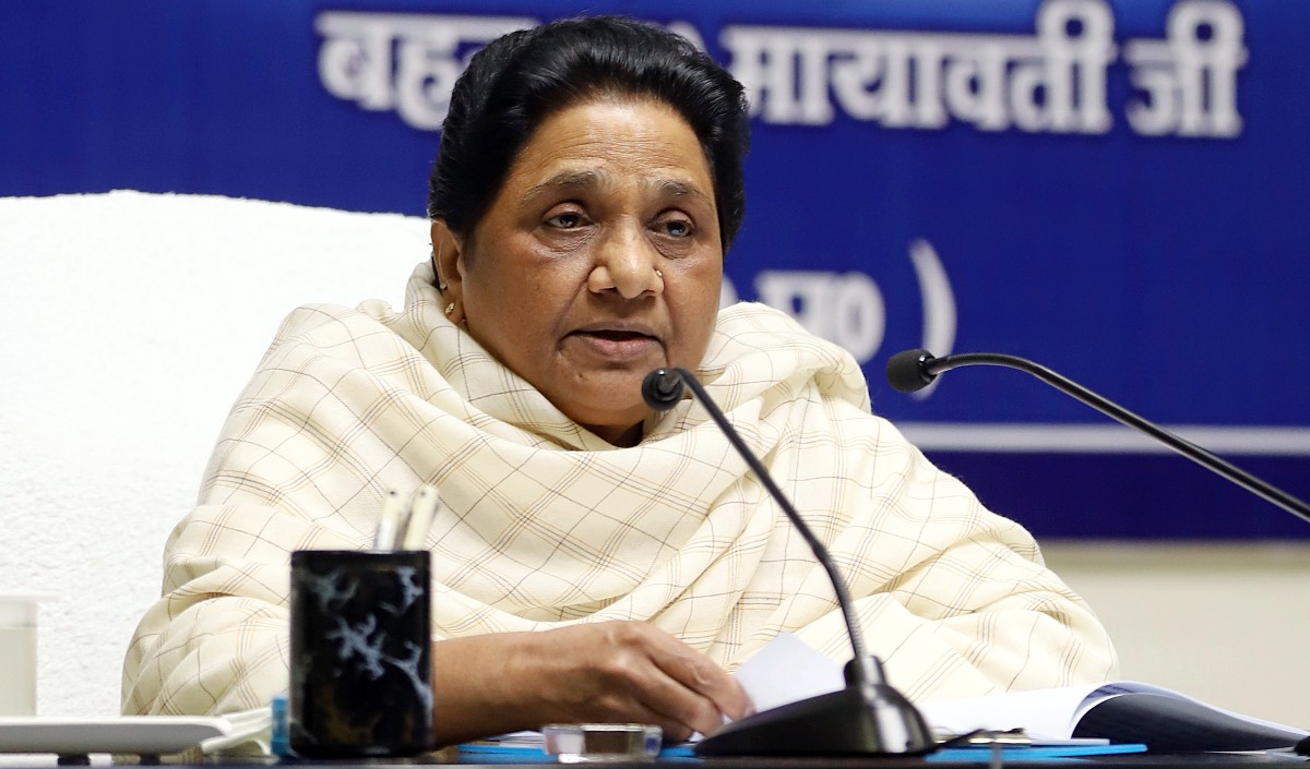 strict steps against doing politics giving religious color elections Mayawati