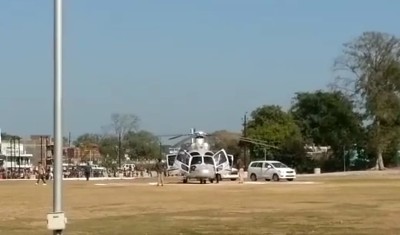 CM शिवराज के हेलीकॉप्टर में आई खराबी, सीएम ड्यूटी में जा रहे पुलिस जवानों का वाहन हुआ दुर्घटनाग्रस्त