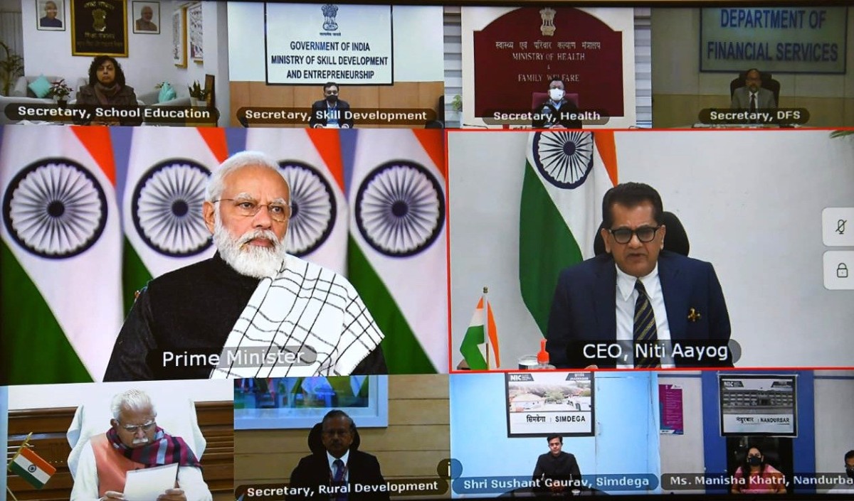प्रधानमंत्री  ने एसपीरेशनल डिस्ट्रीक प्रोग्राम क्रियान्वयन के लिए हरियाणा की सराहना की