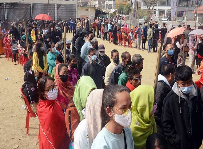 मणिपुर में पहले चरण का मतदान
