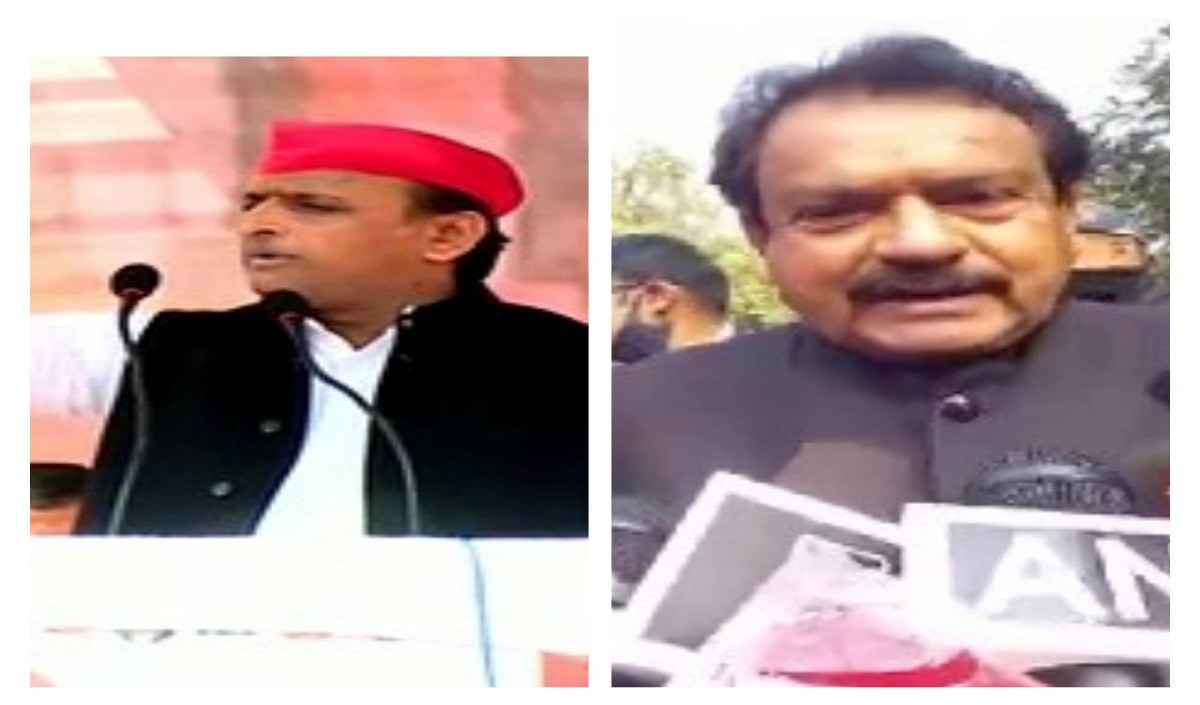  Akhilesh Yadav and SP Singh Baghel