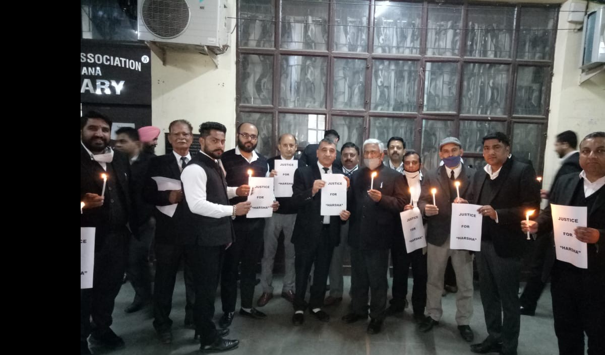 Lawyers candle march