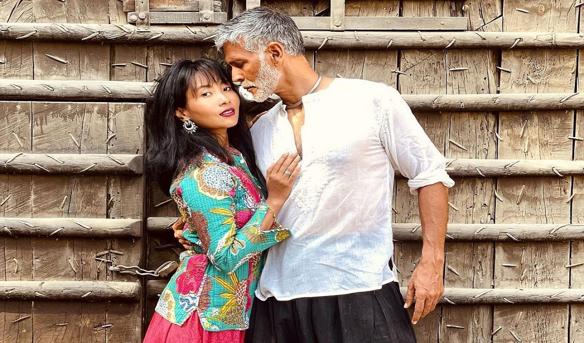 Milind Soman n Ankita Konwar