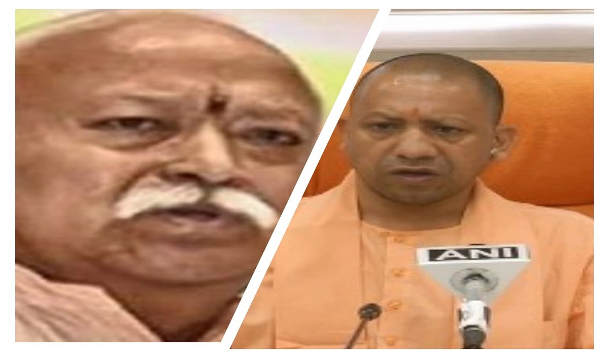 CM Yogi Adityanath met Mohan Bhagwat CM Yogi Adityanath met Mohan Bhagwat
