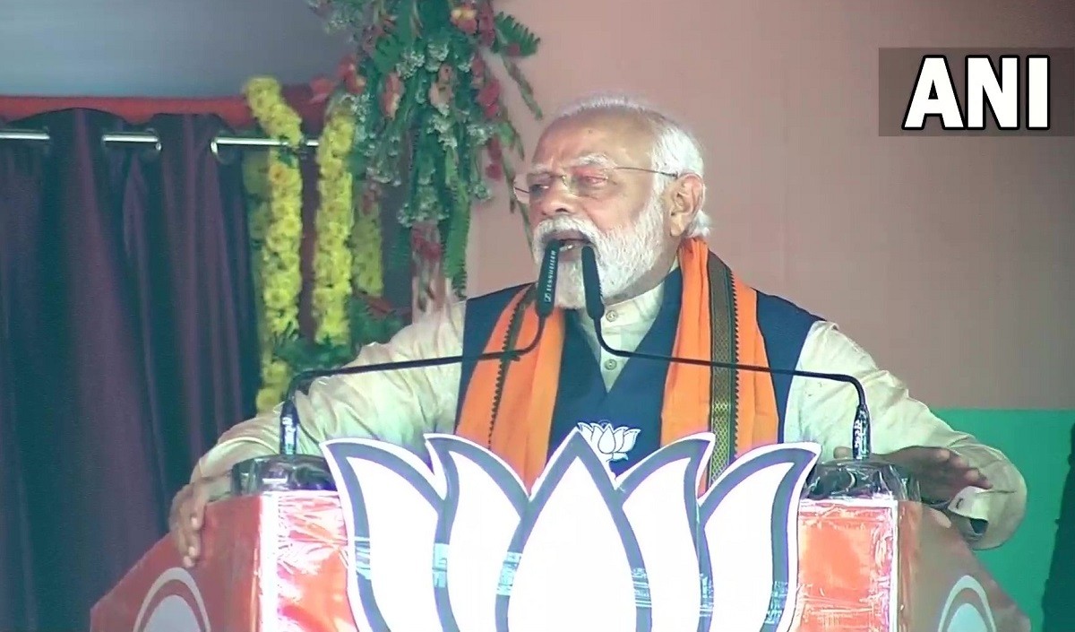 PM modi in rally