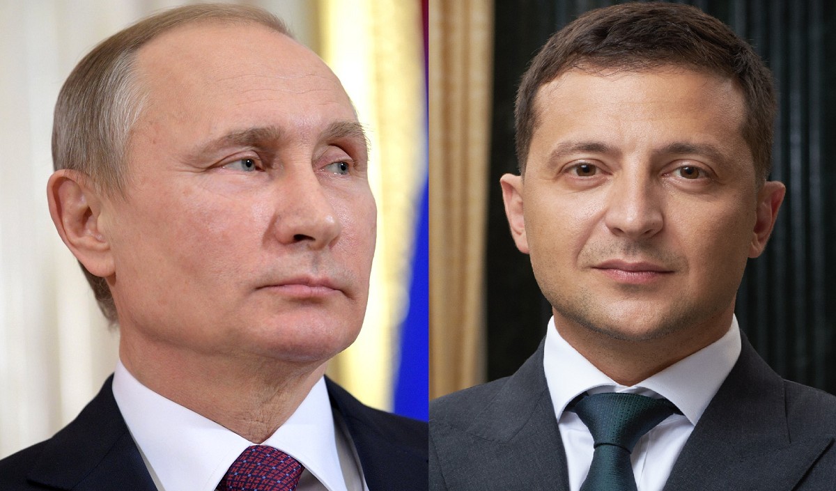 vladimir putin with Volodymyr Zelenskyy vladimir putin with Volodymyr Zelenskyy