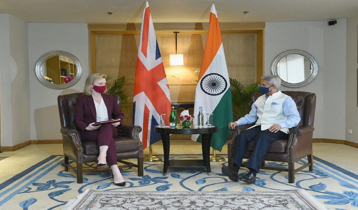 S Jaishankar and Liz Truss