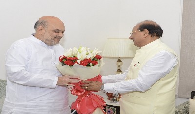 दिल्ली के नए उपराज्यपाल ने केंद्रीय गृहमंत्री अमित शाह से मुलाकात की