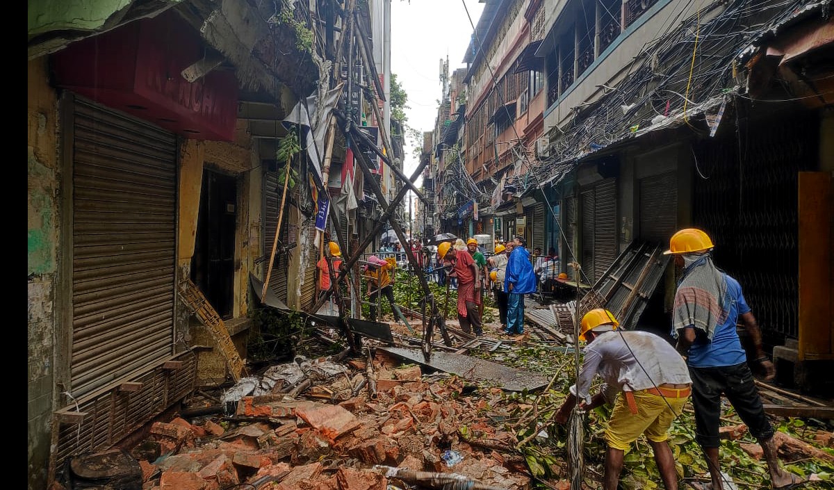 House collapses