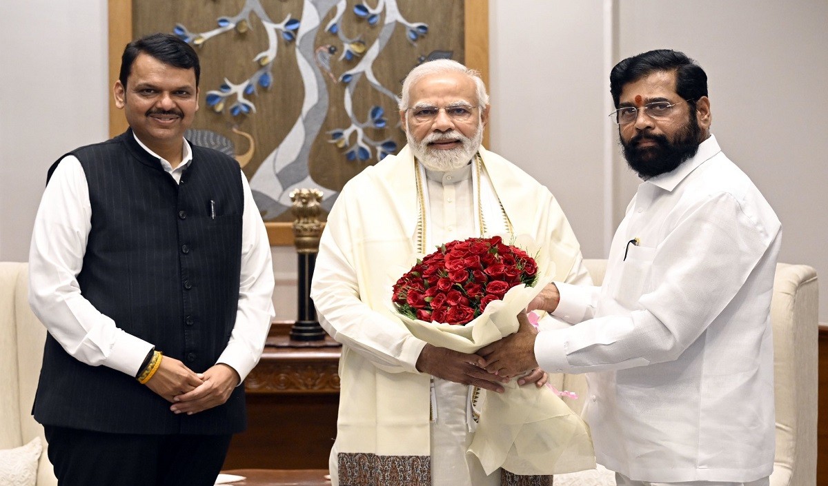 Eknath Shinde and Narendra Modi 