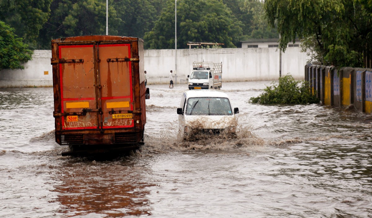 Torrential rain