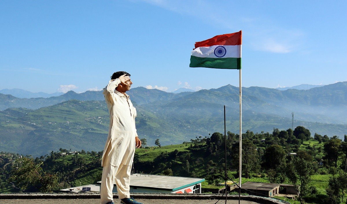 Indian Flag salute