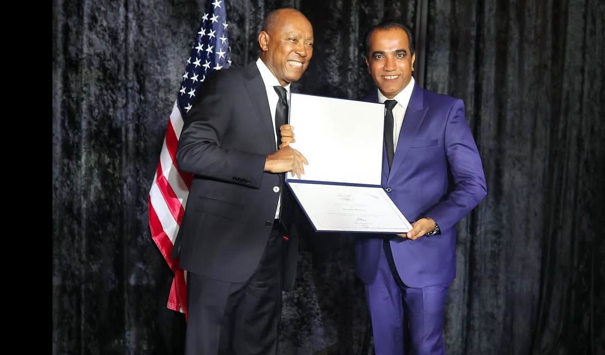 Navroz Prasla has been honored with the Presidential Lifetime Achievement Award by the administration of President Joe Biden. 