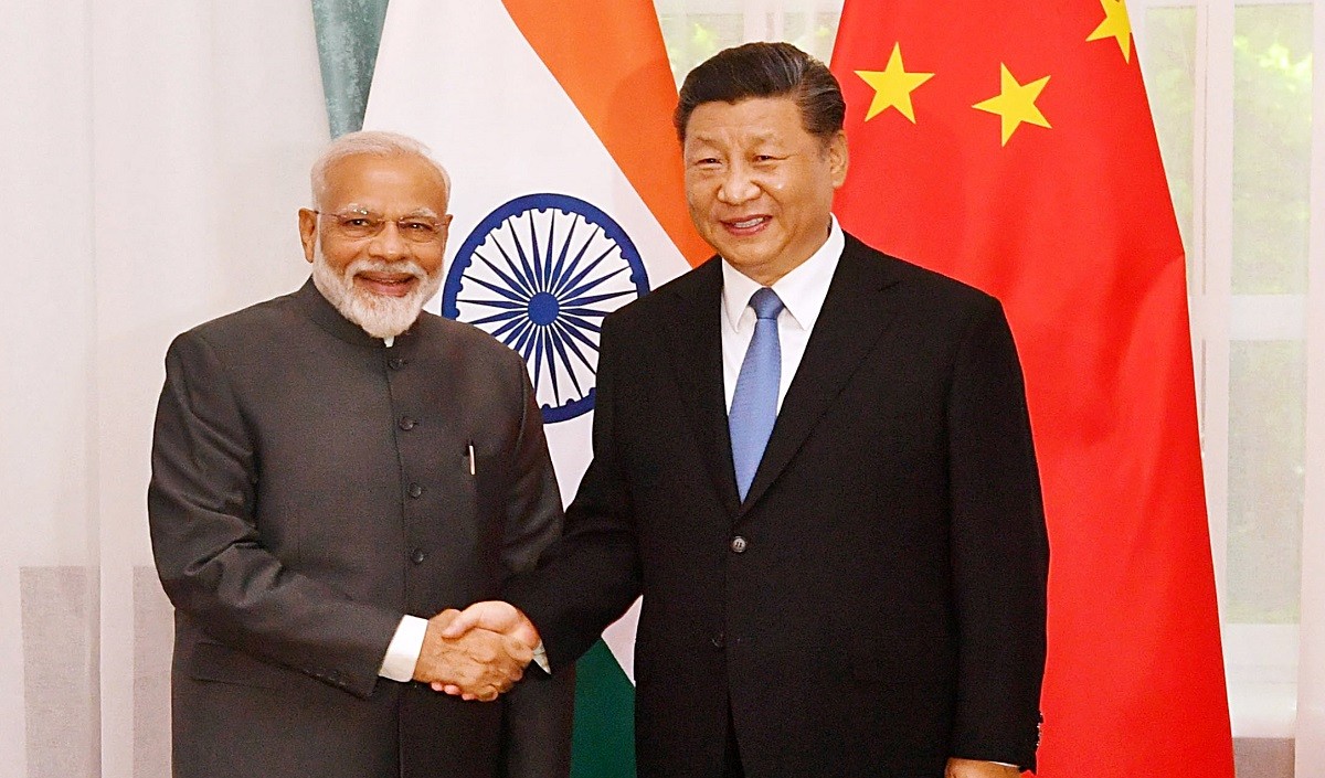 Narendra Modi meets Xi Jinping