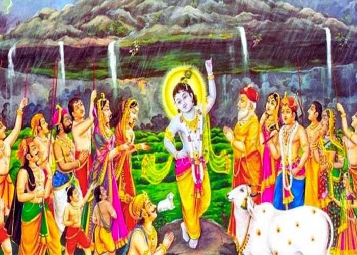 Govardhan Vrat Katha: श्रीकृष्ण से जुड़ी है गोवर्धन पूजा की कहानी, देवराज इंद्र के घमंड को किया था चूर