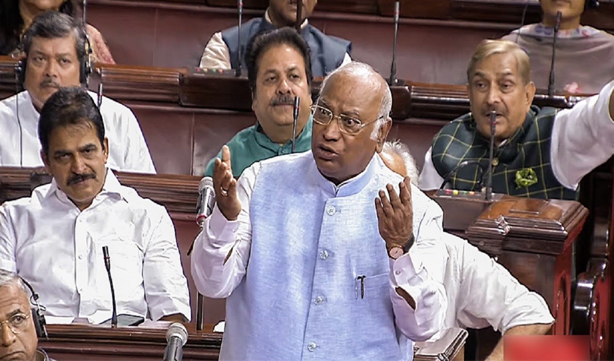 kharge in rs