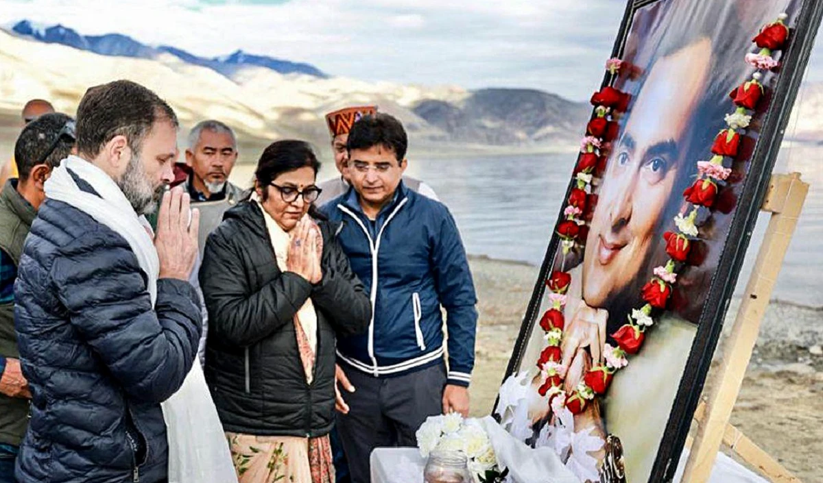 Rahul Gandhi In Leh