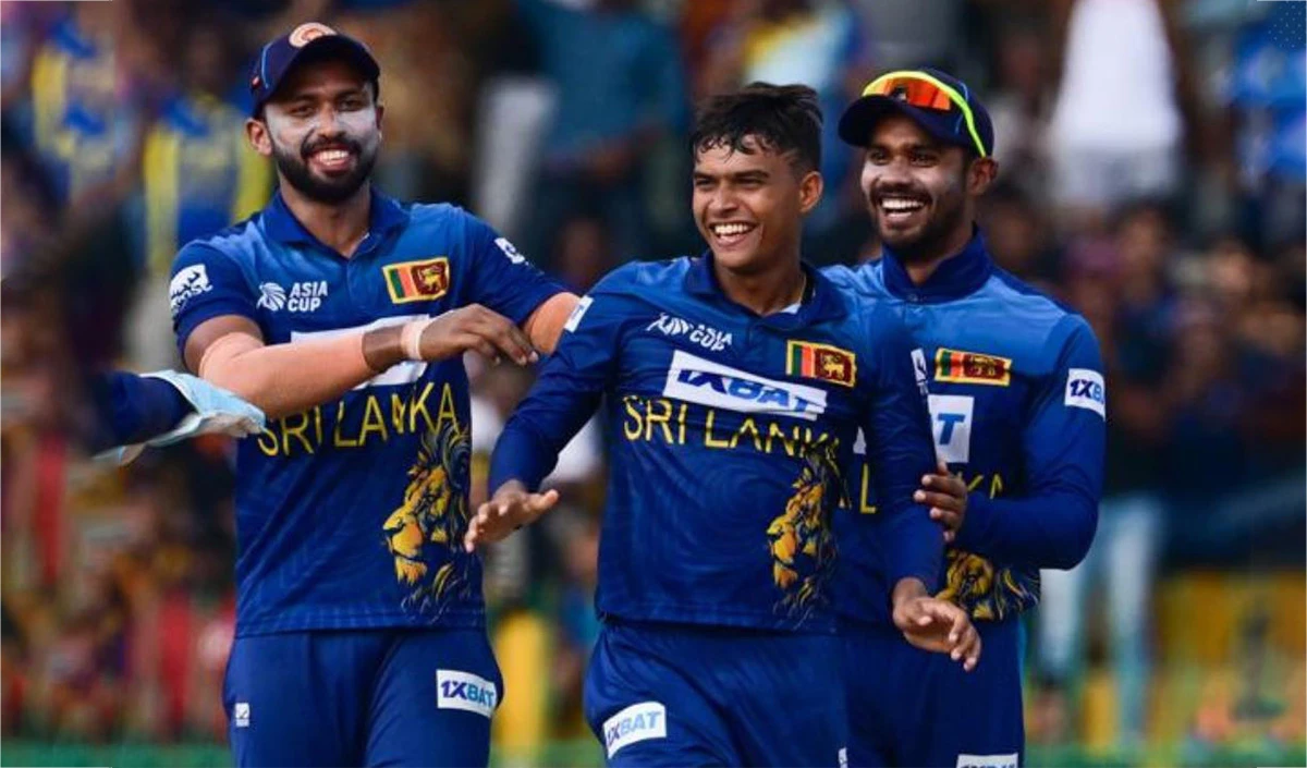 Dunith Wellalage dismiss Team India top order wicket Dunith Wellalage dismiss Team India top order wicket