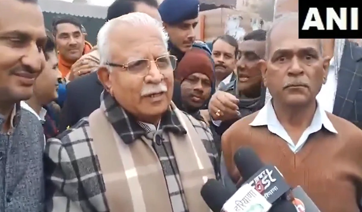 Haryana CM Manohar Lal Khattar