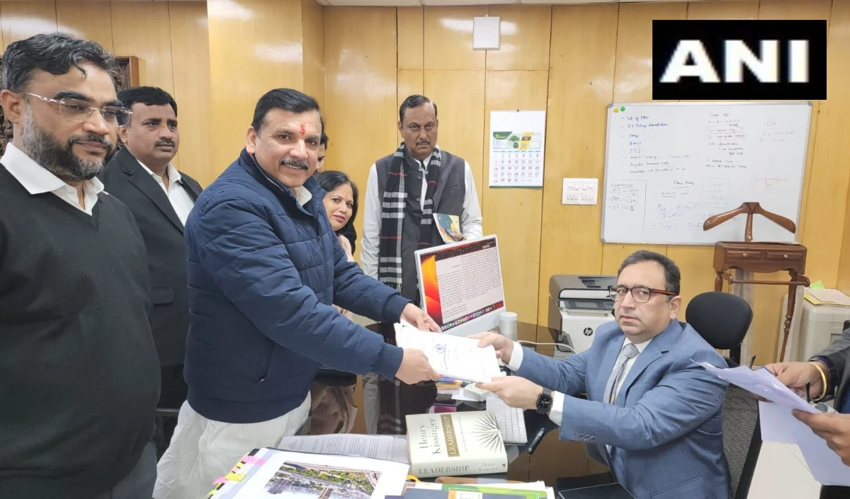 Sanjay Singh filed nomination