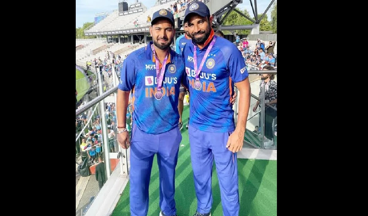 mohammed shami and rishabh Pant