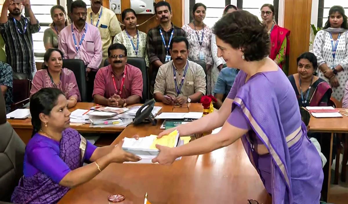 Priyanka Gandhi nomination