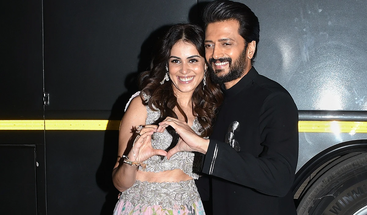 Riteish Deshmukh and Genelia