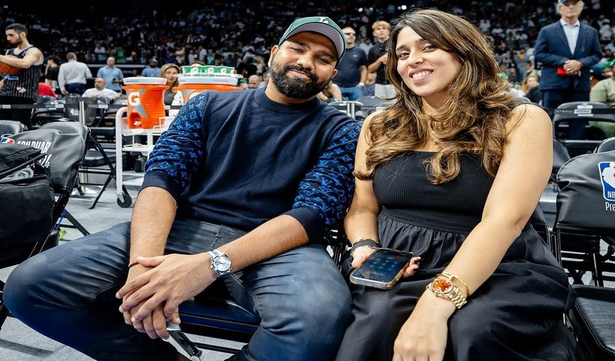 rohit sharma with wife ritika sajdeh