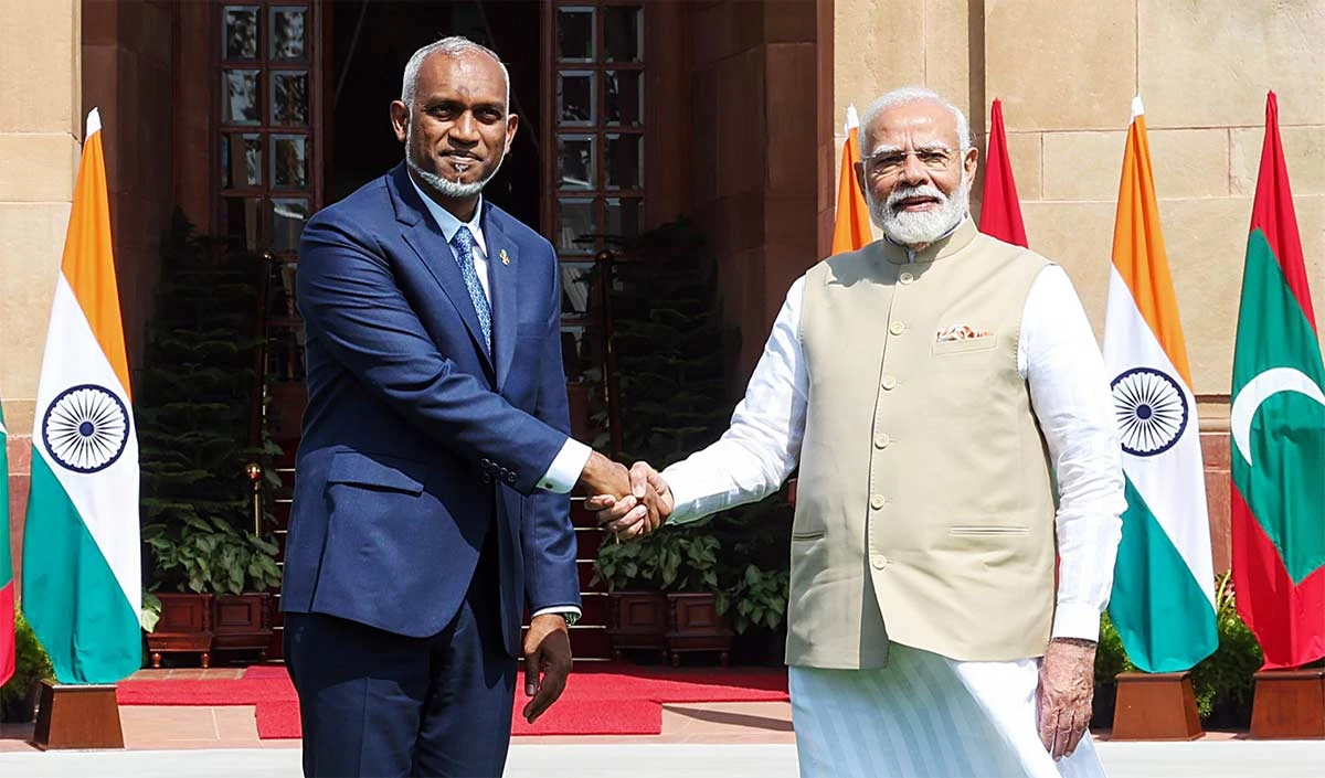 Narendra Modi Mohamed Muizzu