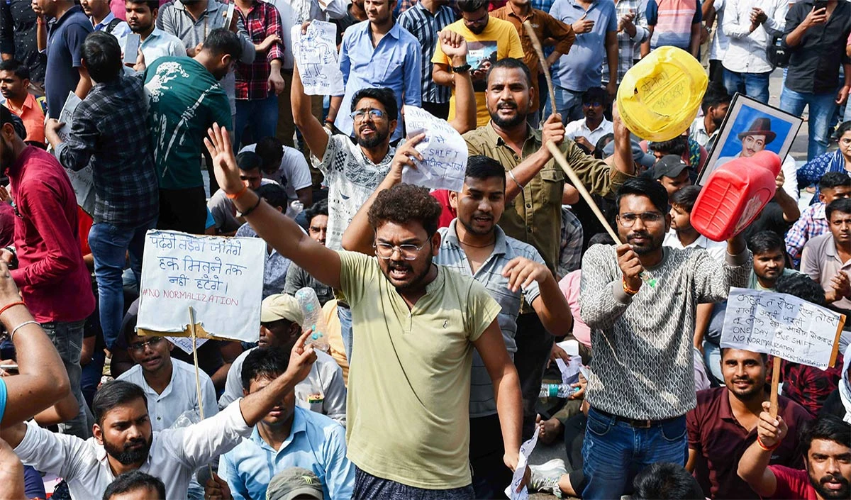 Prayagraj Student Protest