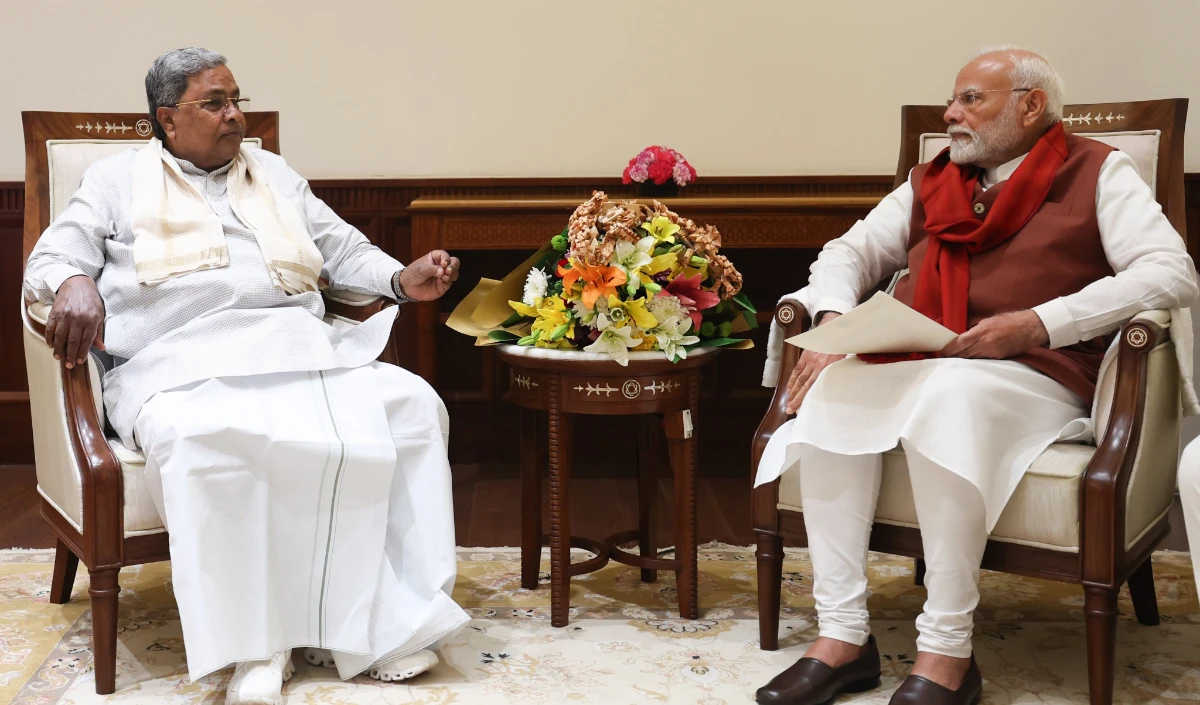 Siddaramaiah met PM Modi