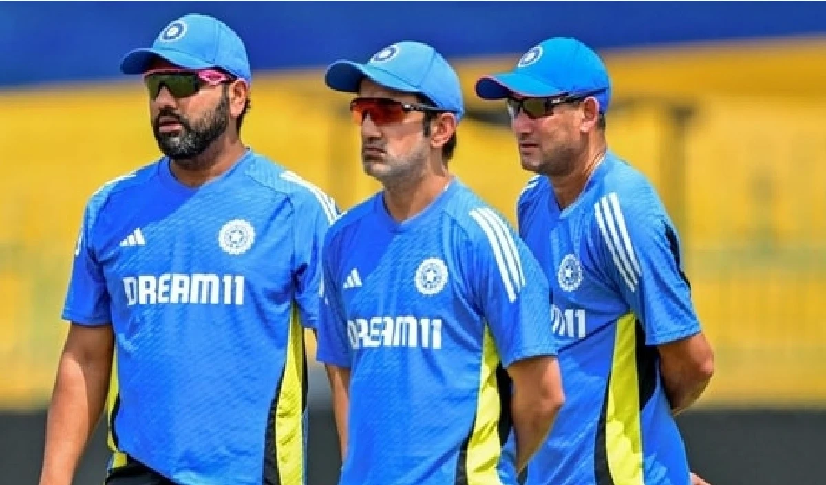 Rohit Shamra gautam Gambhir And ajit agarkar