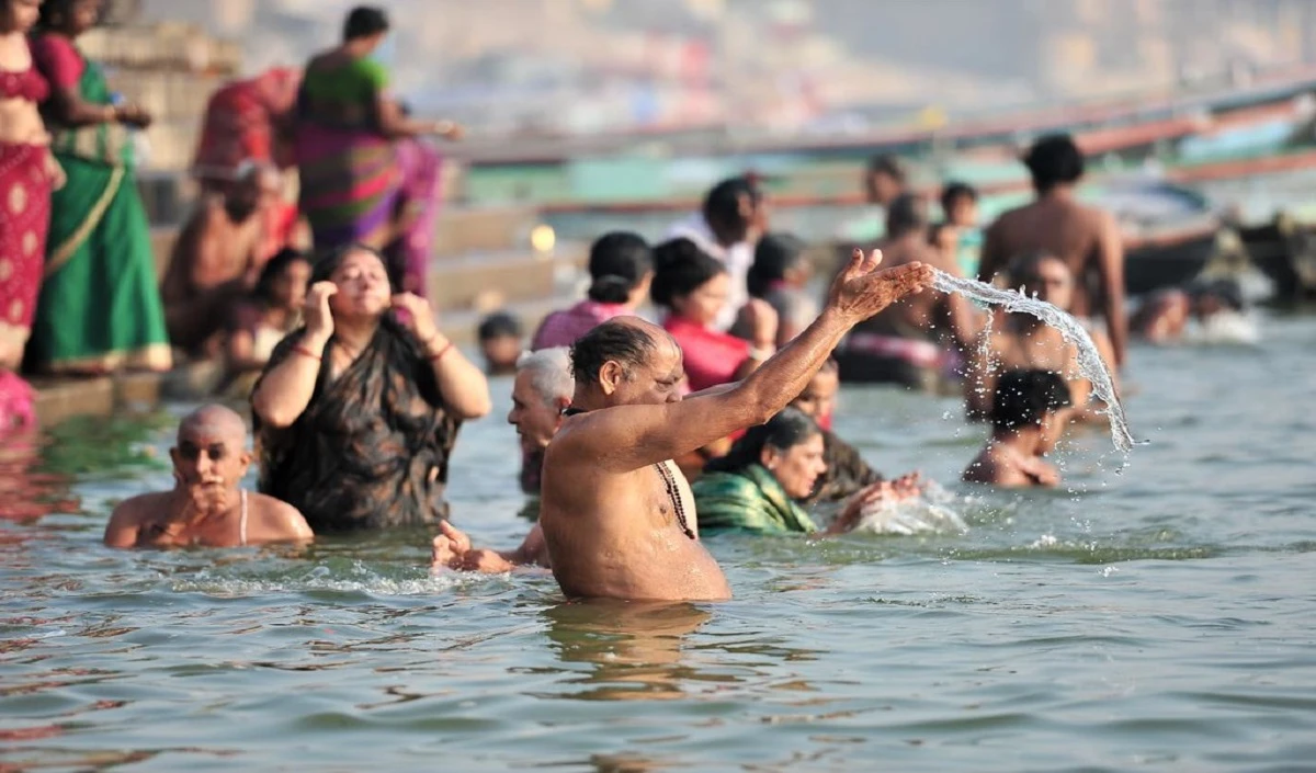 dip in the Ganges