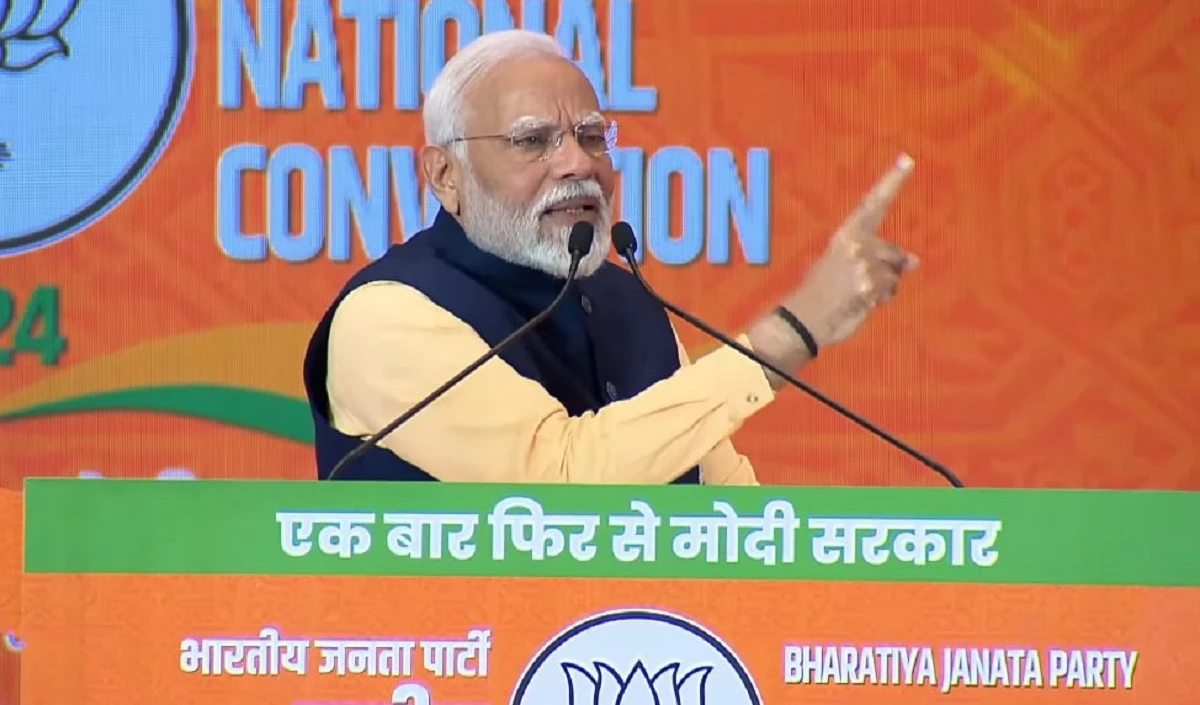 PM Modi At BJP National Council