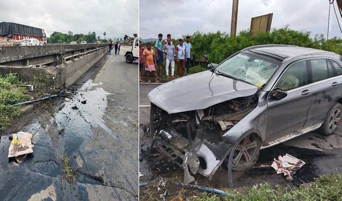 बिजनौर में कार पेड़ से टकरा कर पलटी, चार लोग मरे