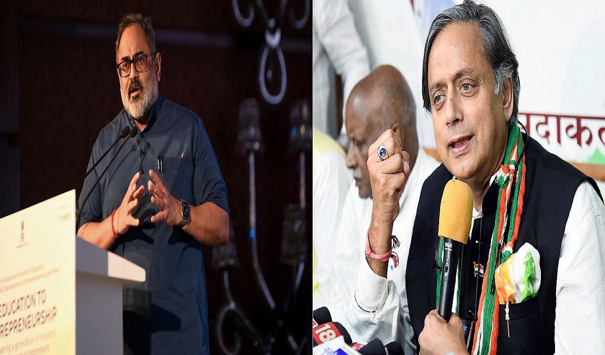 tharoor vs rajeev tharoor vs rajeev