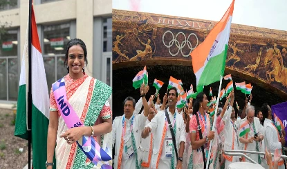  Paris Olympics 2024: पेरिस ओलंपिक का धांसू आगाज, सीन नदी के किनारे ओपनिंग सेरेमनी, सिंधु-शरत कमल ने की भारतीय दल की अगुवाई