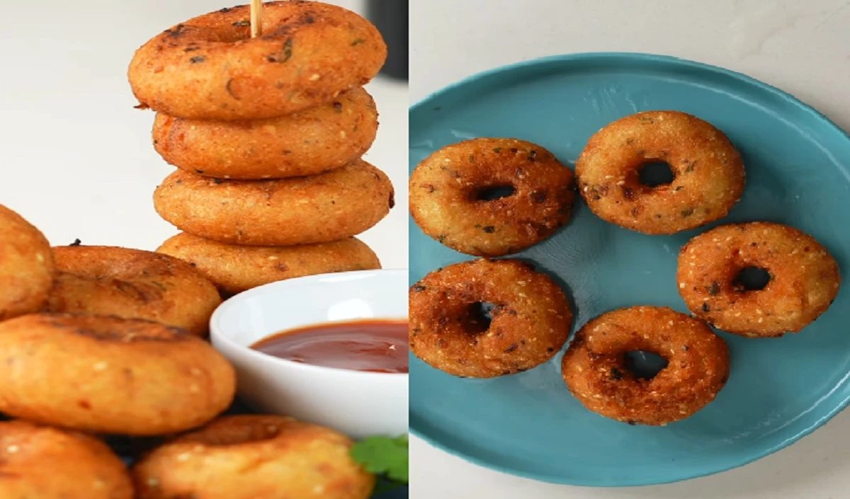 aloo suji donuts