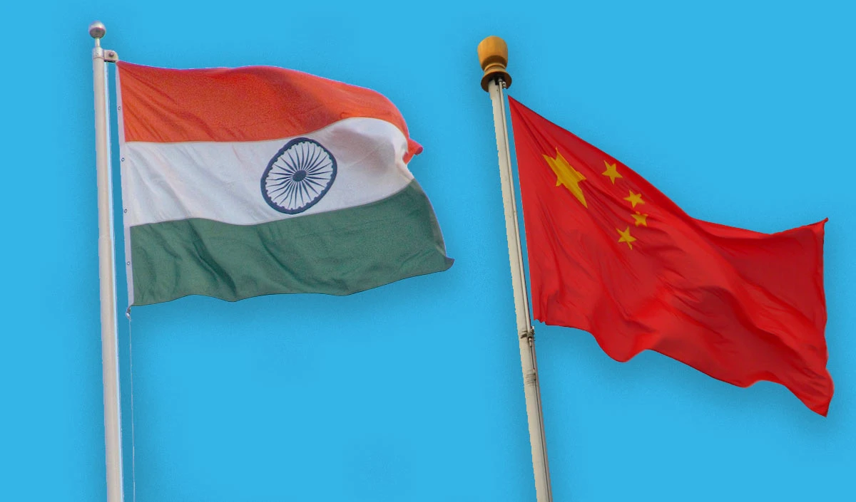 india china flag