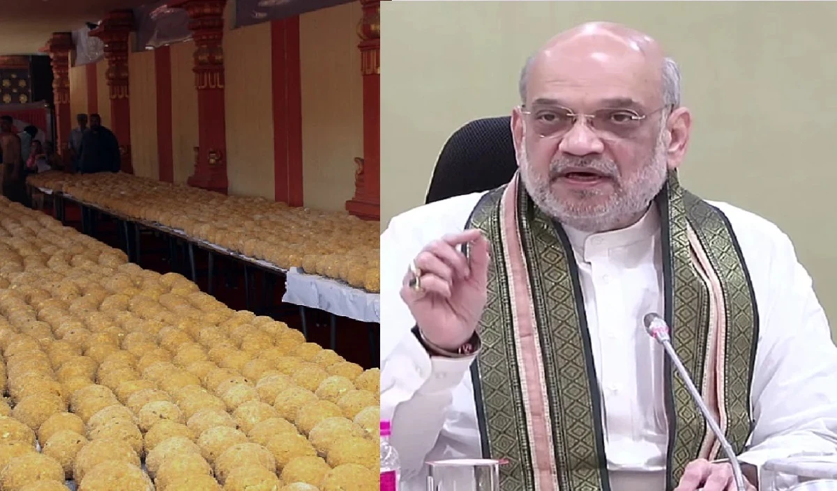 amit shah entered the matter of fish and beef in the lord laddu - Prabhasakshi latest news in hindi