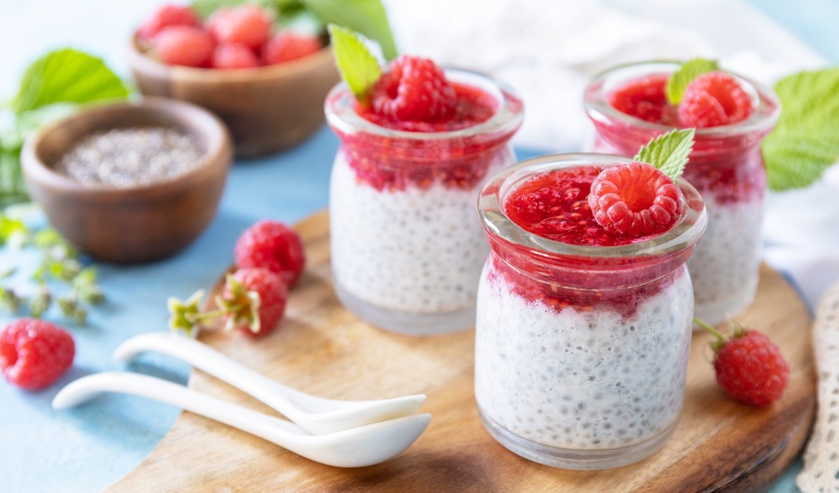 Raspberry Chia Pudding