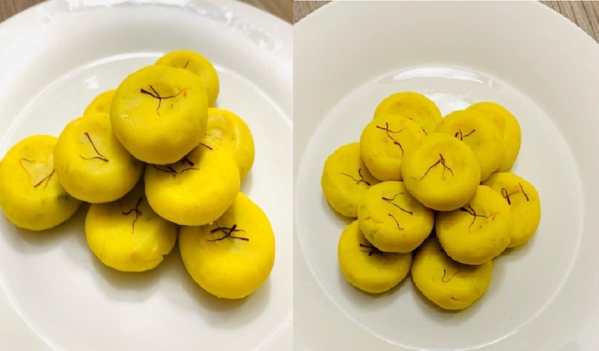 Kesar Peda बसंत पंचमी पर मां सरस्वती को भोग में चढ़ाएं केसर पेड़ा