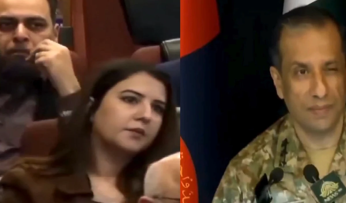 प्रेस कॉन्फ्रेंस में महिला रिपोर्टर पूछ रही थी सवाल, तभी पाकिस्तानी जनरल ने मारी आंख, मचा भयंकर बवाल