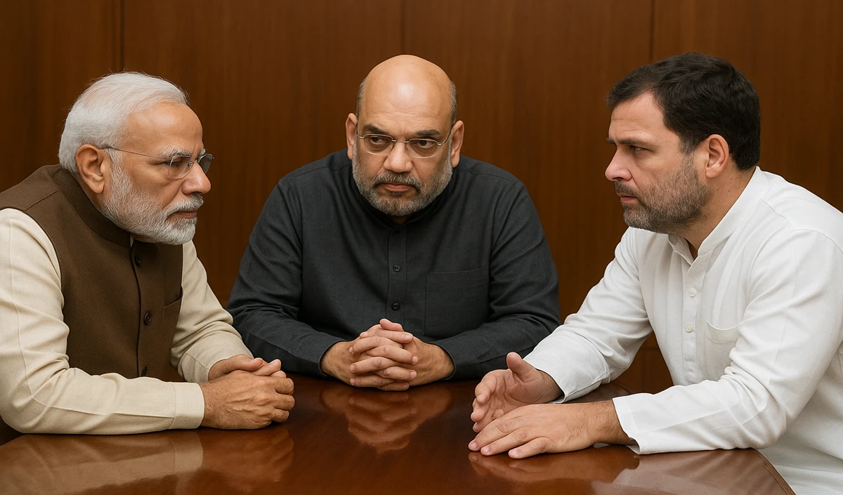 88 मिनट! एक जगह जब जमा हुए तीनों, मोदी-राहुल और शाह, क्लोज डोर मीटिंग की Inside Story