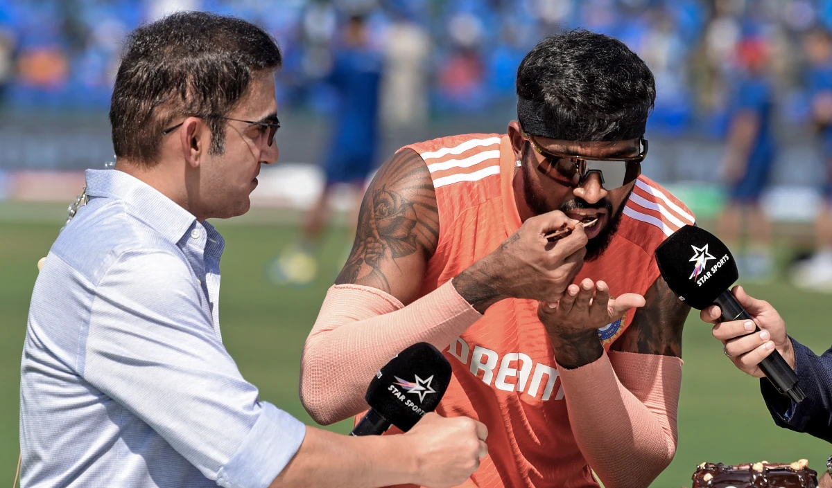 Hardik Pandya and Gautam Gambhir Hardik Pandya and Gautam Gambhir