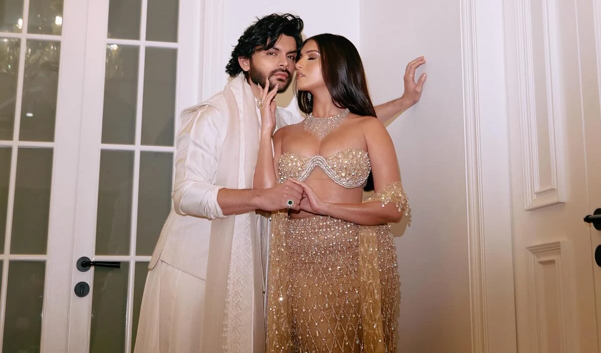 Tara Sutaria and Veer Pahariya Tara Sutaria and Veer Pahariya