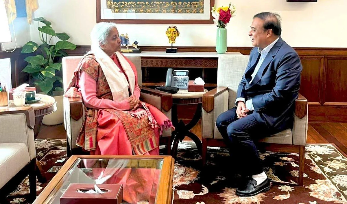 वित्त मंत्री निर्मला सीतारमण से मिले असम के मुख्यमंत्री, विकास और कल्याणकारी पहलों पर हुई चर्चा